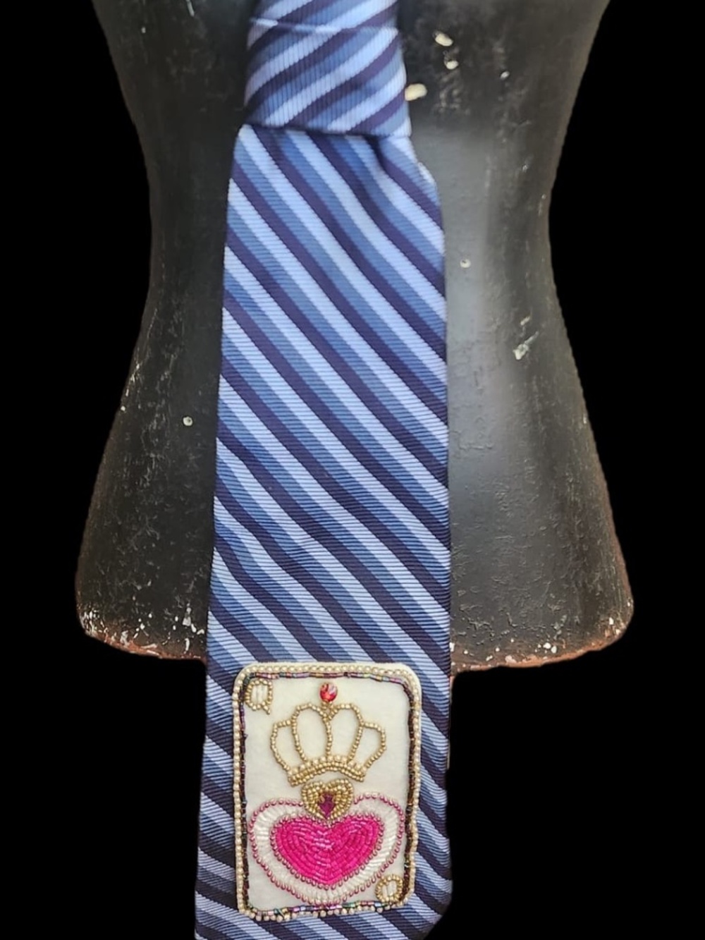 Crowned Sacred Heart Necktie
